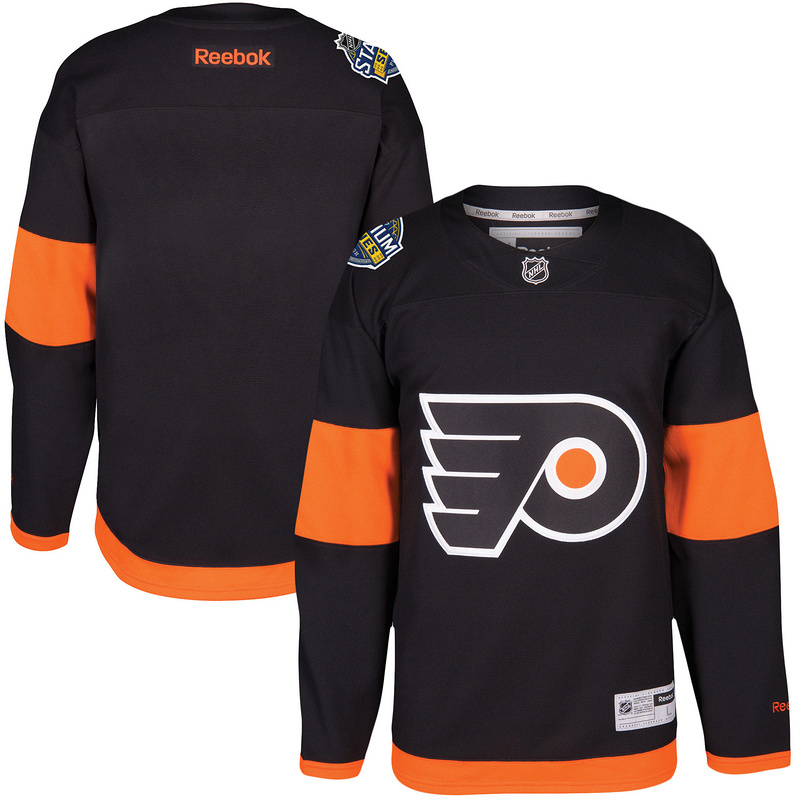 Men Philadelphia Flyers Reebok Black 2017 Stadium Series Premier Jersey->st.louis blues->NHL Jersey